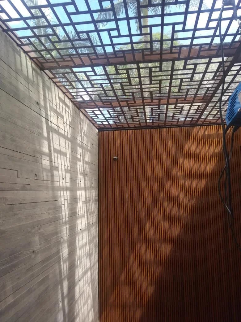 Pergola installation
